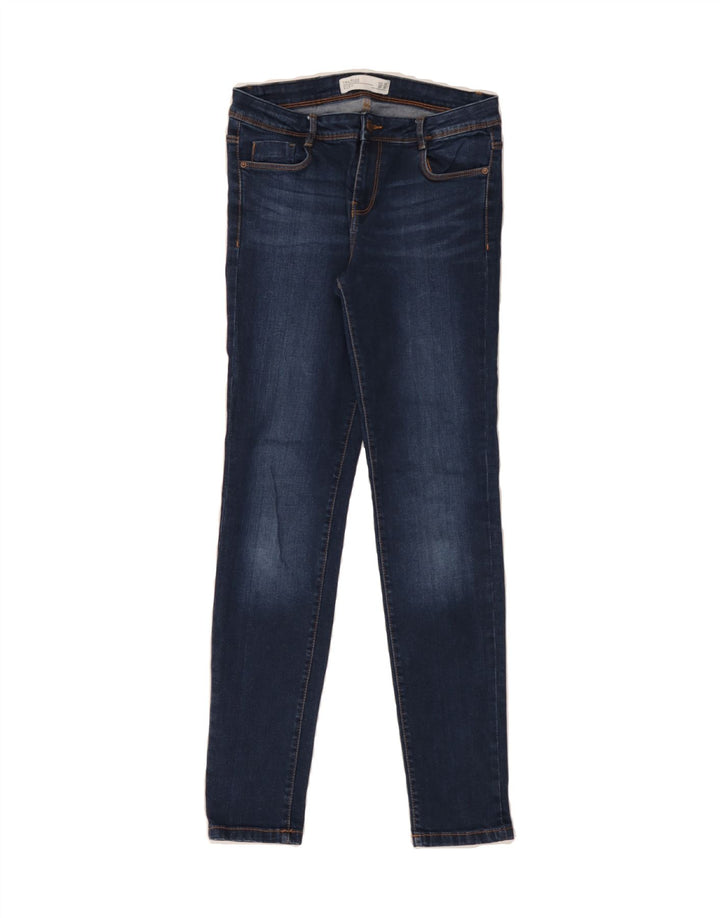 ZARA Womens Skinny Jeans EU 38 Medium W28 L32 Navy Blue Vintage Zara and Second-Hand Zara from Messina Hembry 
