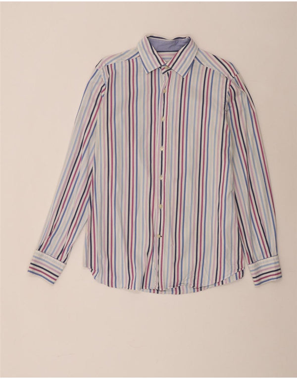 Massimo Dutti Mens Shirt Large Multicoloured Striped