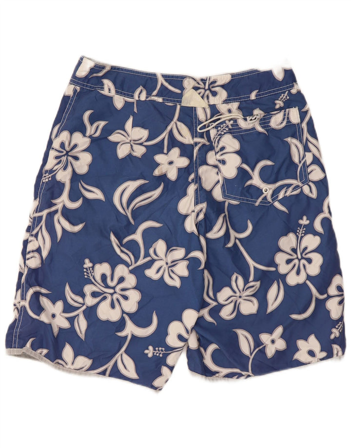 Billabong Mens Reversible Swimming Shorts Small  Grey Floral Polyester