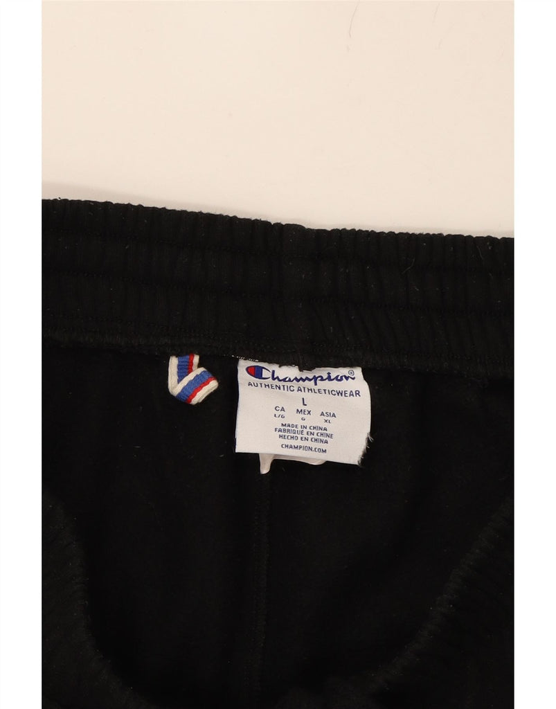 CHAMPION Mens Tracksuit Trousers Joggers Large  Black Cotton Vintage Champion and Second-Hand Champion from Messina Hembry 