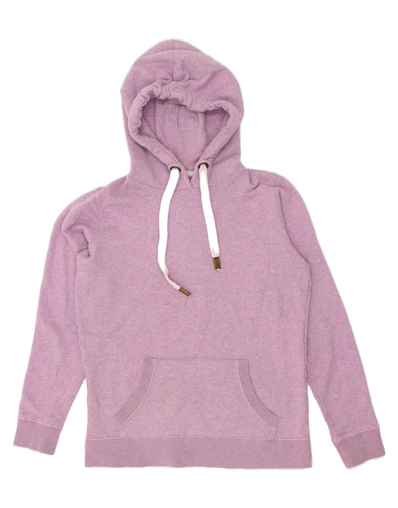 FAT FACE Womens Boyfriend Fit Hoodie Jumper UK 8 Small Purple Cotton | Vintage Fat Face | Thrift | Second-Hand Fat Face | Used Clothing | Messina Hembry 