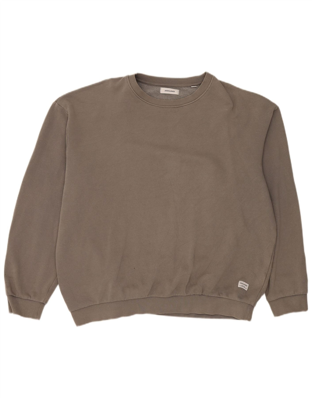 Jack & Jones Mens Sweatshirt Jumper XL Grey Cotton