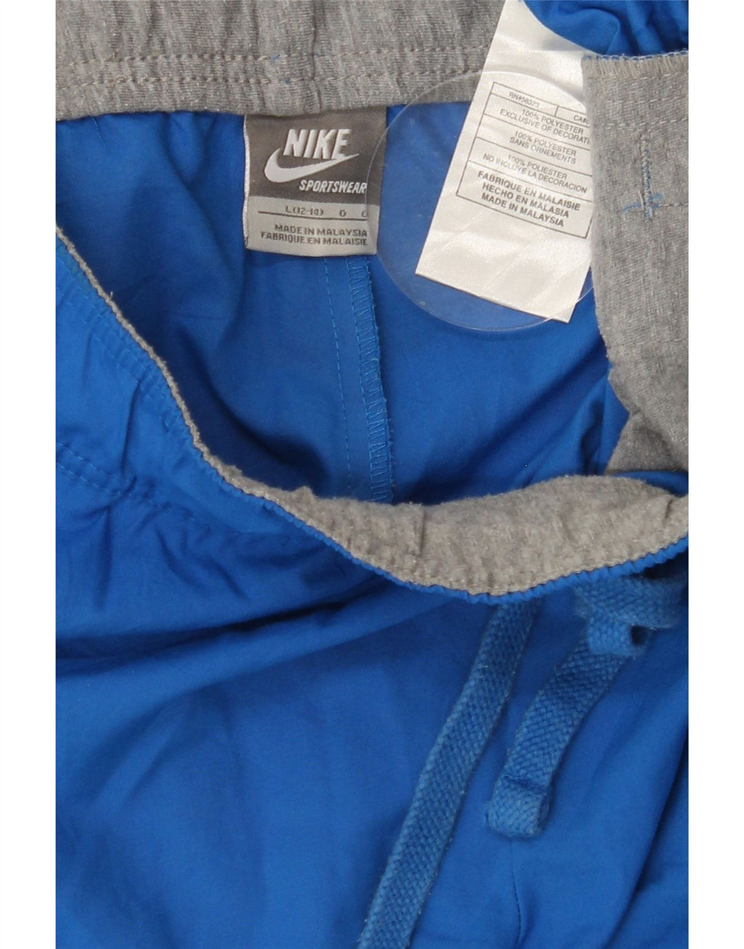 NIKE Boys Bermuda Sport Shorts 12-13 Years Large  Blue Polyester Vintage Nike and Second-Hand Nike from Messina Hembry 