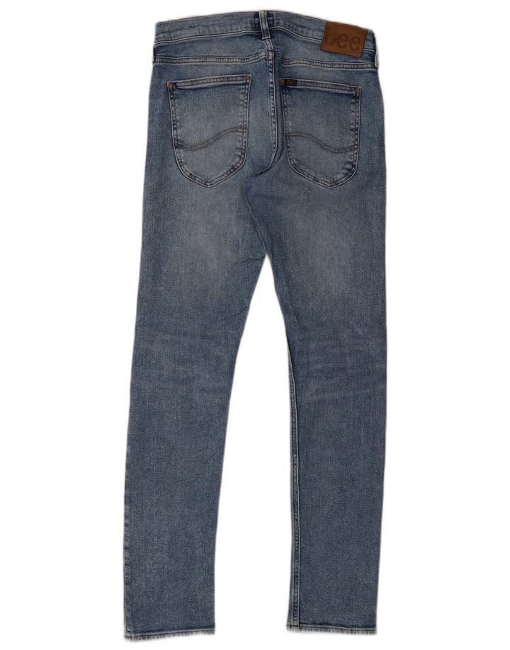 Lee Mens Luke Slim Jeans W31 L30 Blue Cotton