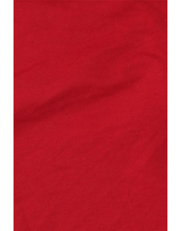Marks & Spencer Mens Autograph Zip Hoodie Sweater XL Red Polyester