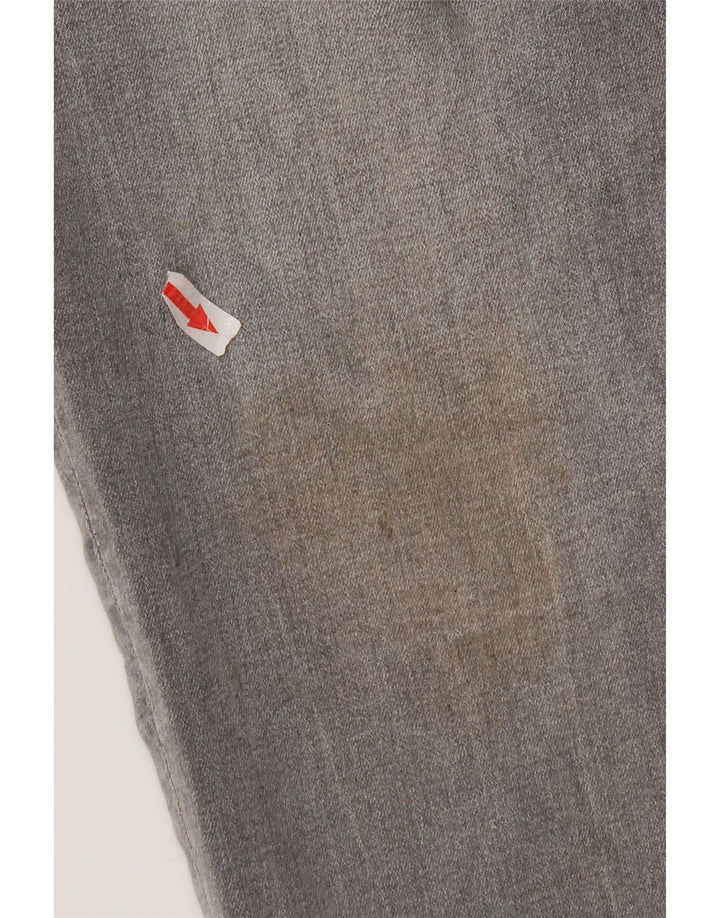 Marks & Spencer Womens The Sienna Straight Jeans UK 14 Medium W32 L28 Grey