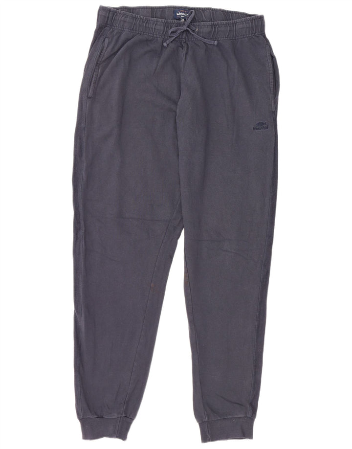 WEIRD FISH Mens Tracksuit Trousers Joggers XL  Navy Blue Cotton