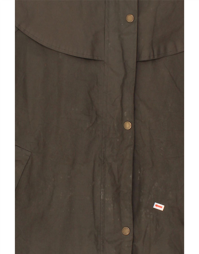 TARGET DRY Womens Overcoat UK 16 Large Khaki Polyester Vintage Target Dry and Second-Hand Target Dry from Messina Hembry 