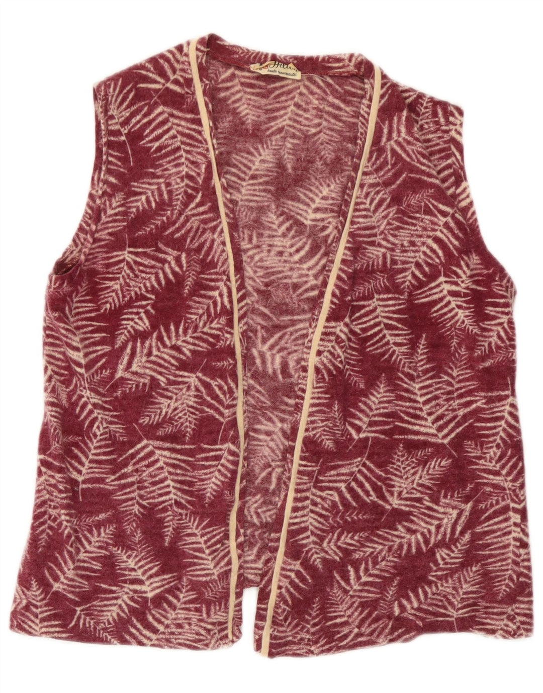 Hilton Womens 2 Piece Set UK 10 Small Burgundy Floral