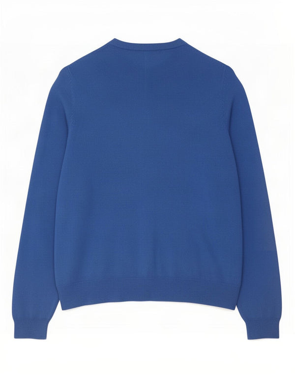 Marks & Spencer Womens Cardigan Sweater UK 16 Large Blue Viscose
