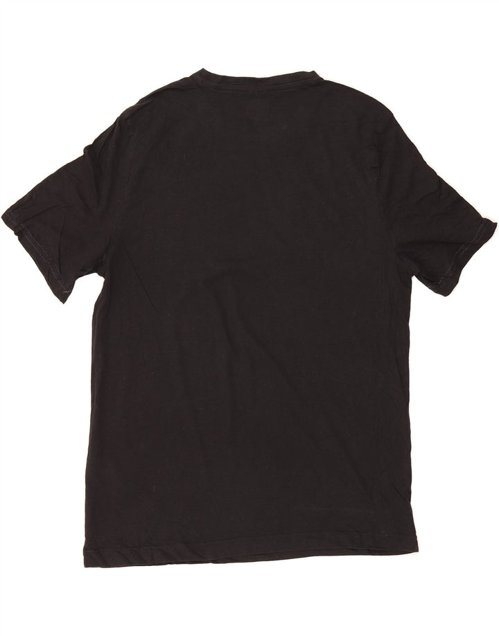 HURLEY Mens Graphic T-Shirt Top Medium Black Cotton Vintage Hurley and Second-Hand Hurley from Messina Hembry 
