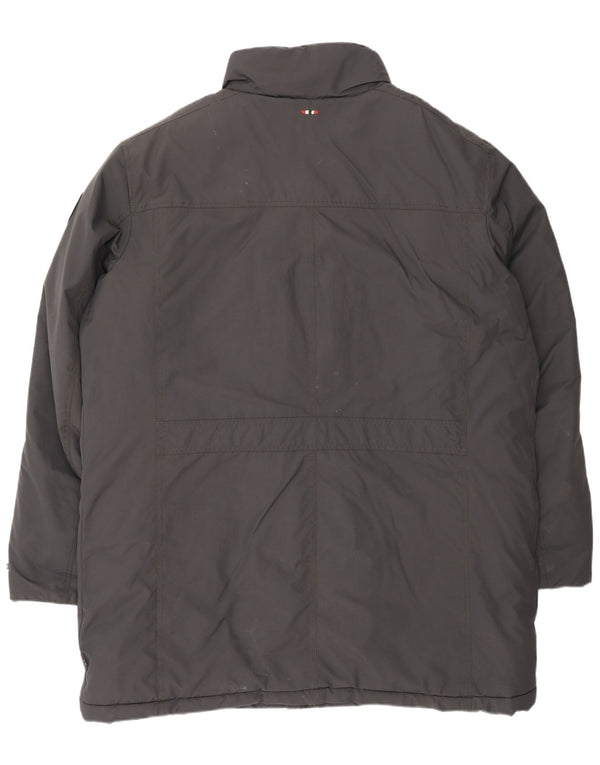 NAPAPIJRI Mens Padded Coat UK 46 3XL Black Polyester