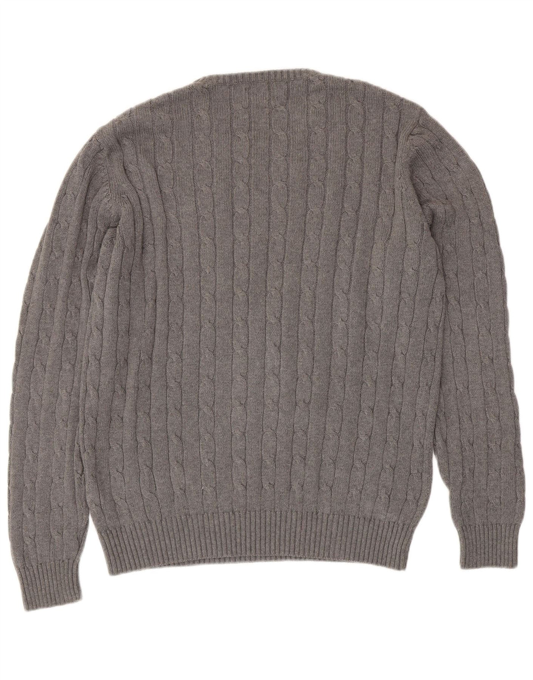 Marks & Spencer Mens Blue Harbour Crew Neck Jumper Sweater Large Grey