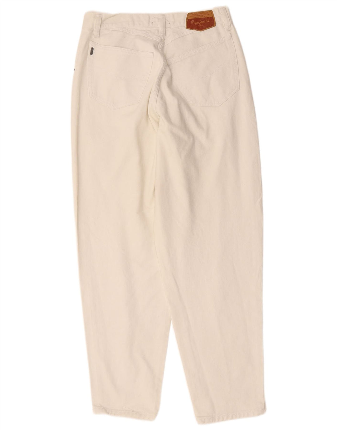 PEPE JEANS Mens Tapered Jeans W33 L30 White Cotton