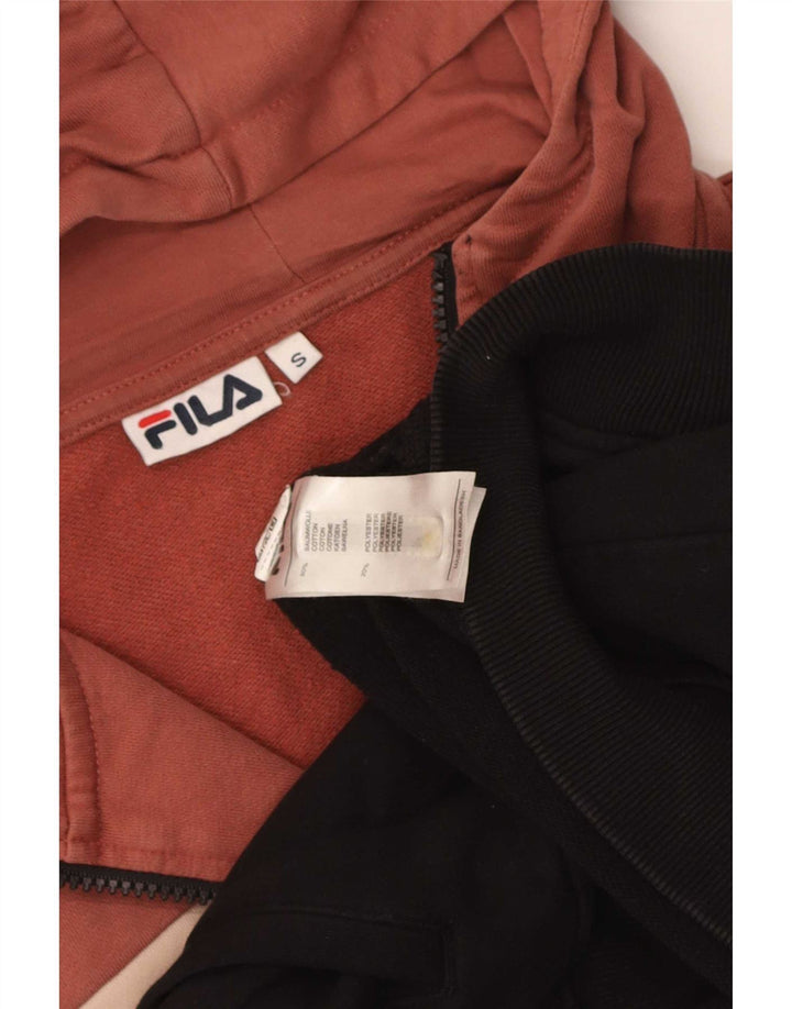 Fila Womens Zip Hoodie Sweater UK 10 Small Multicoloured Colourblock