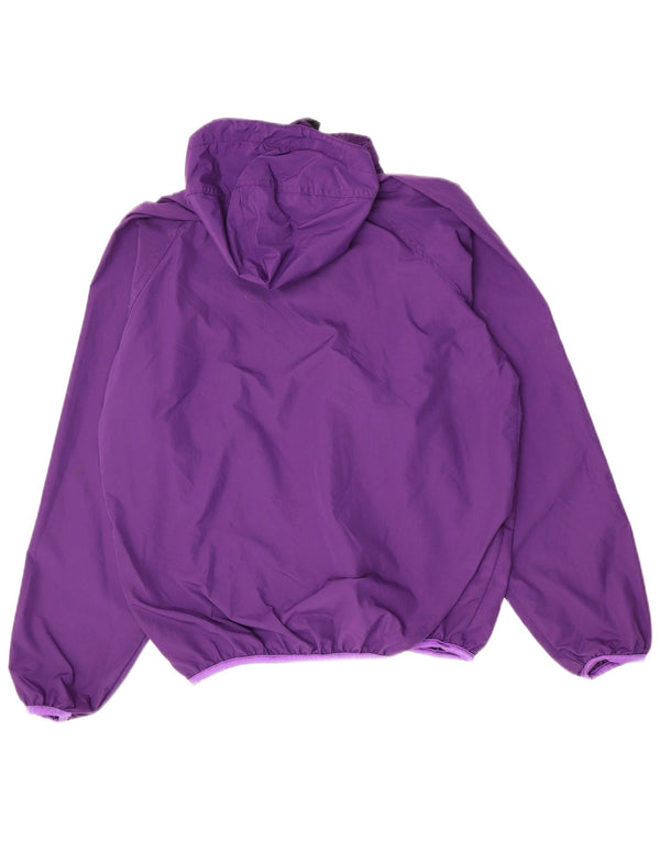 Sierra Designs Womens Hooded Anorak Jacket UK 14 Medium Purple Nylon