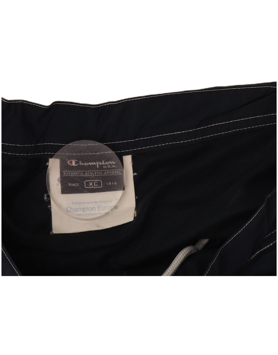 Champion Mens Graphic Swimming Shorts XL  Navy Blue Polyester