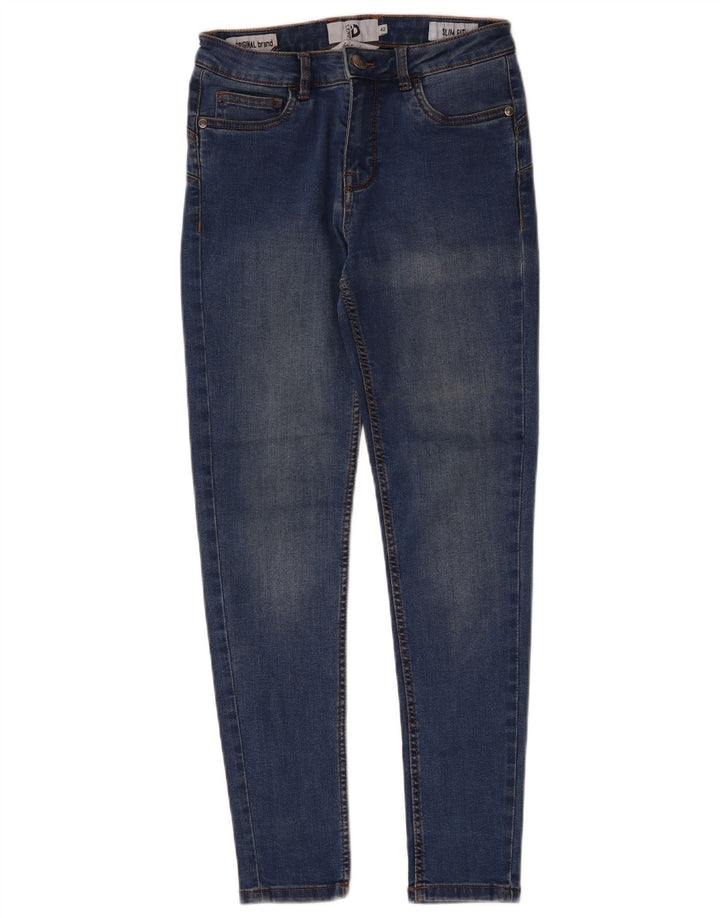Dack's Womens Slim Jeans IT 42 Medium W28 L27 Blue Cotton