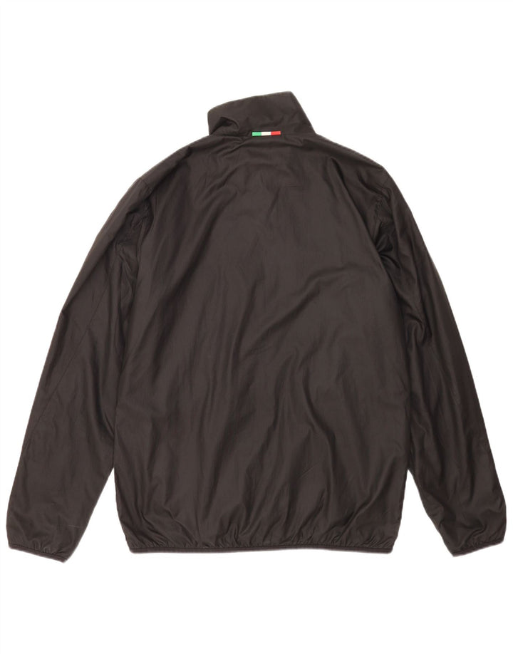 Adidas Mens Rain Jacket UK 38 Medium Black Polyester
