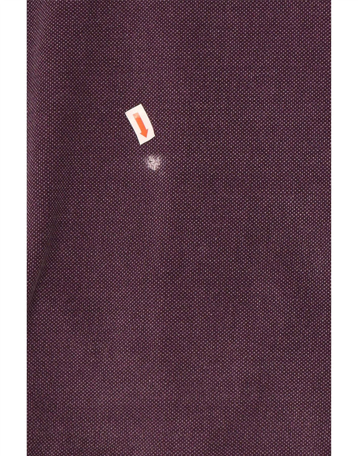 Fat Face Mens Zip Neck Sweatshirt Jumper Medium Purple Cotton
