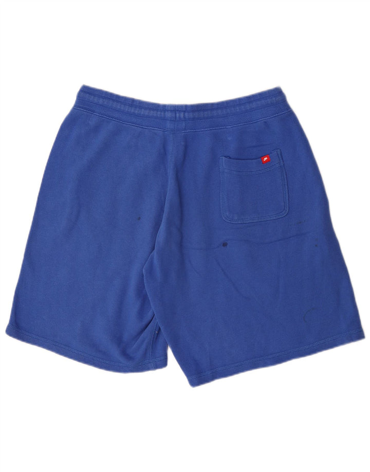 Nike Mens Sport Shorts Large Blue Cotton