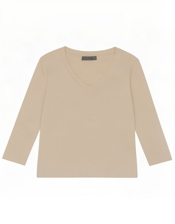 Zara Womens Crop Top 3/4 Sleeve UK 12 Medium White