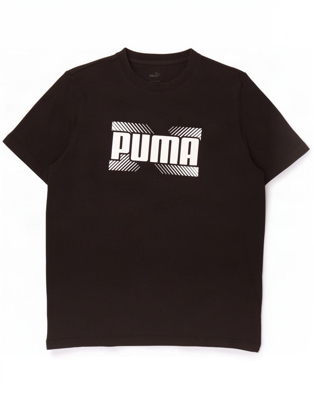 Puma Mens Graphic T-Shirt Top Large Black