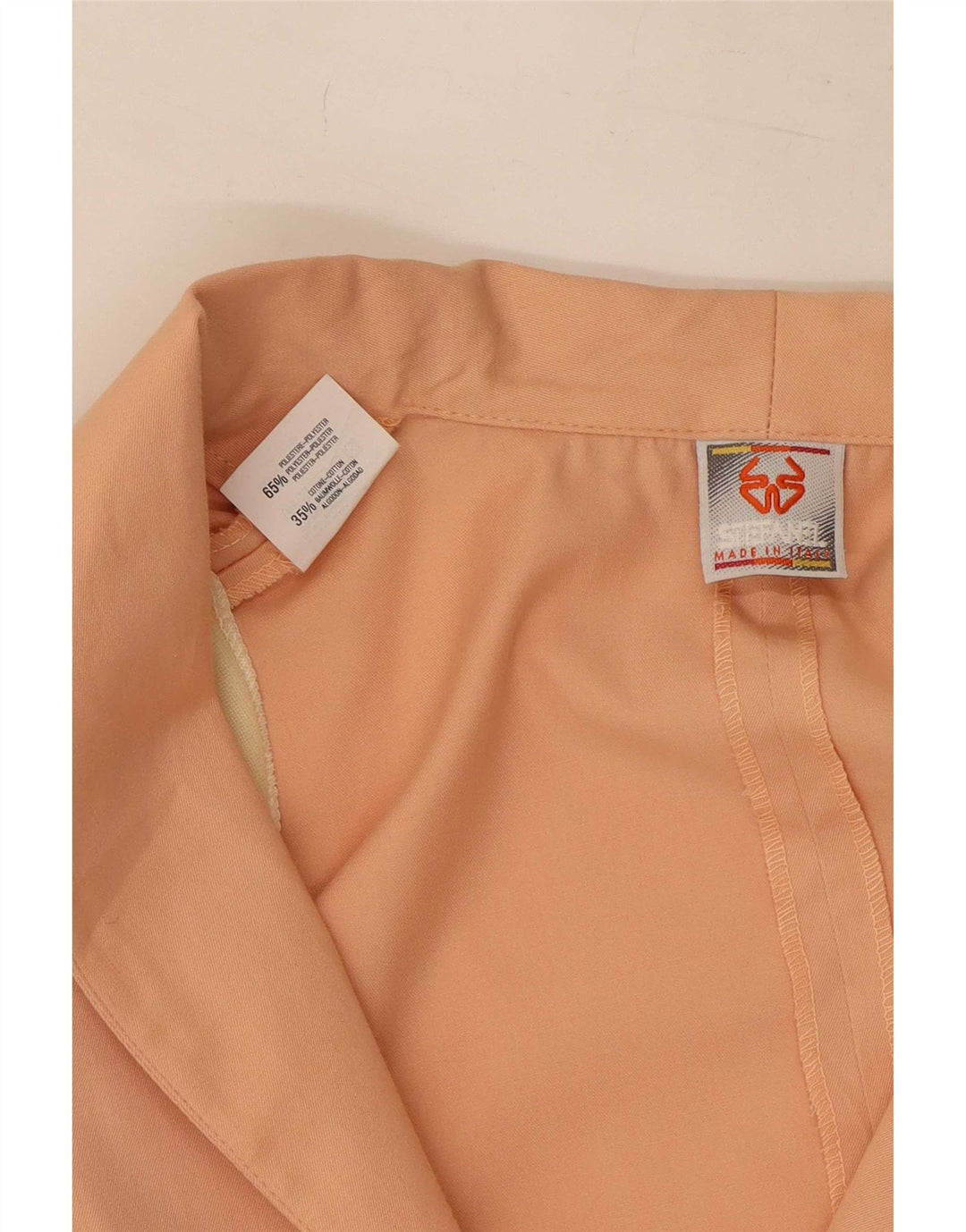 Stefanel Womens 2 Button Blazer Jacket UK 10 Small Pink Polyester
