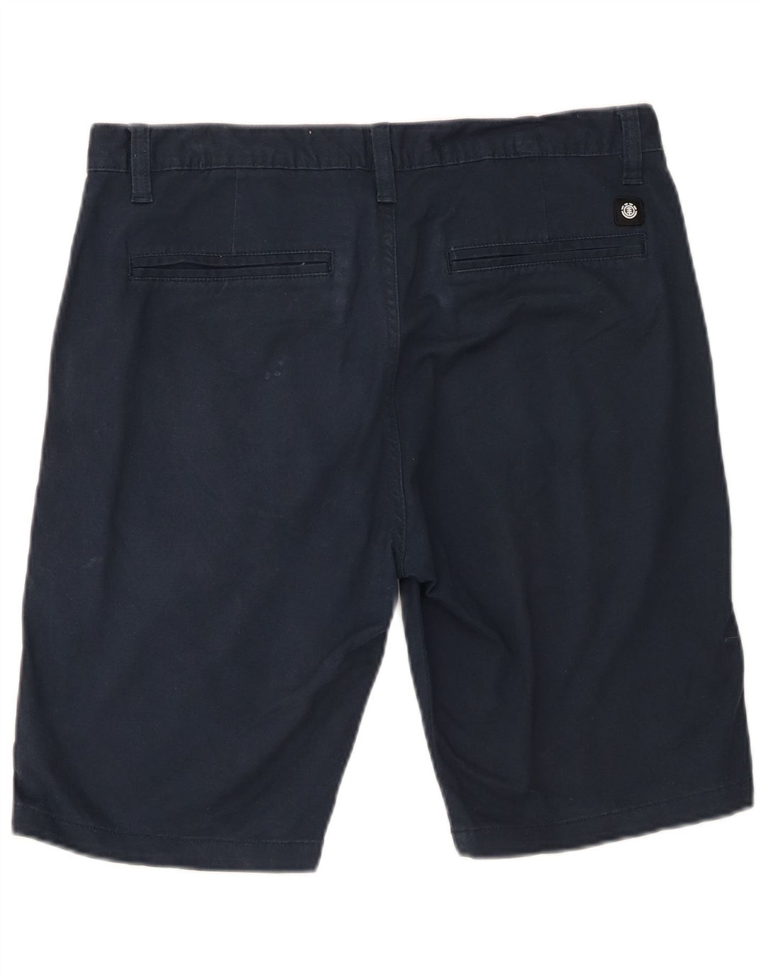 Element Mens Chino Shorts W32 Medium Navy Blue Cotton