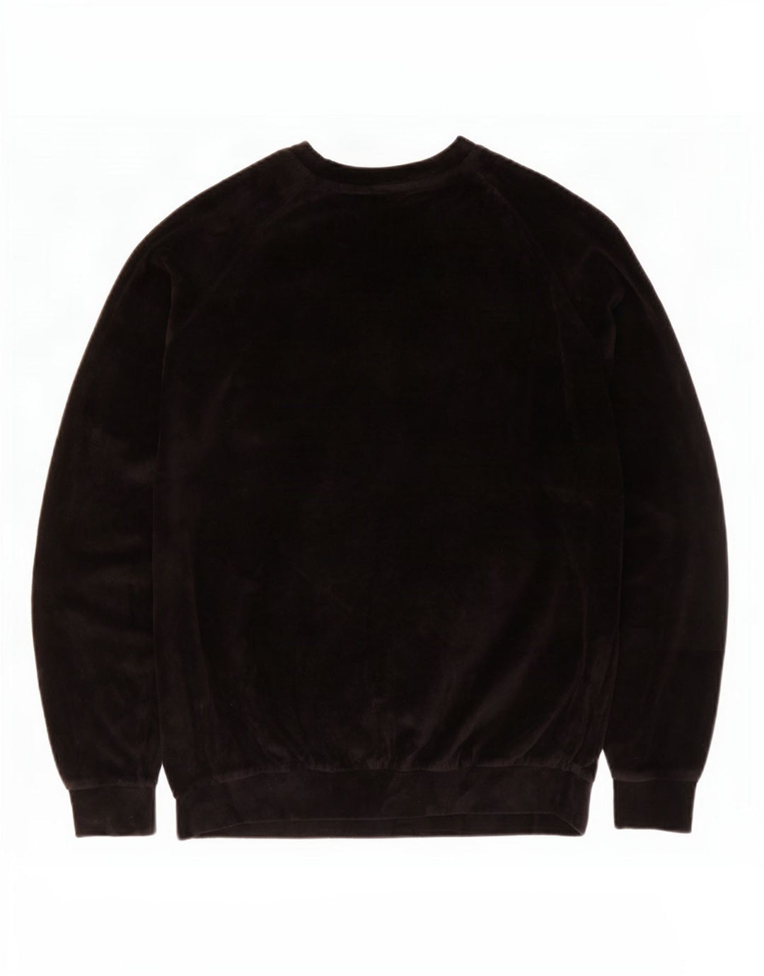 Puma Womens Graphic Velour Sweatshirt Jumper UK 12 Medium Black Cotton