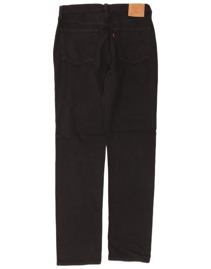 Levi's Mens 501 Straight Casual Trousers W30 L32 Black Cotton