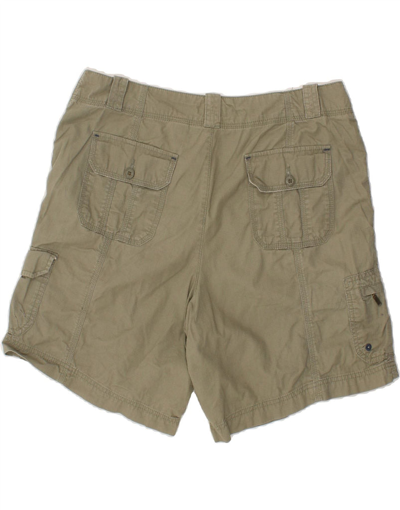 EDDIE BAUER Womens Cargo Shorts US 14 XL W36  Khaki Cotton Vintage Eddie Bauer and Second-Hand Eddie Bauer from Messina Hembry 
