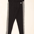 ADIDAS Womens Aeroready Leggings UK 12/14 Medium Black Polyester