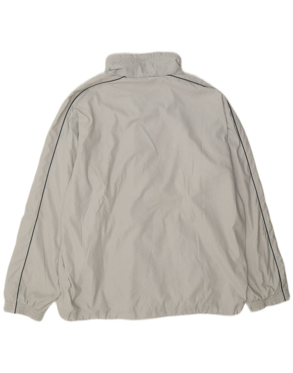 Champion Mens Tracksuit Top Jacket XL Grey Polyester