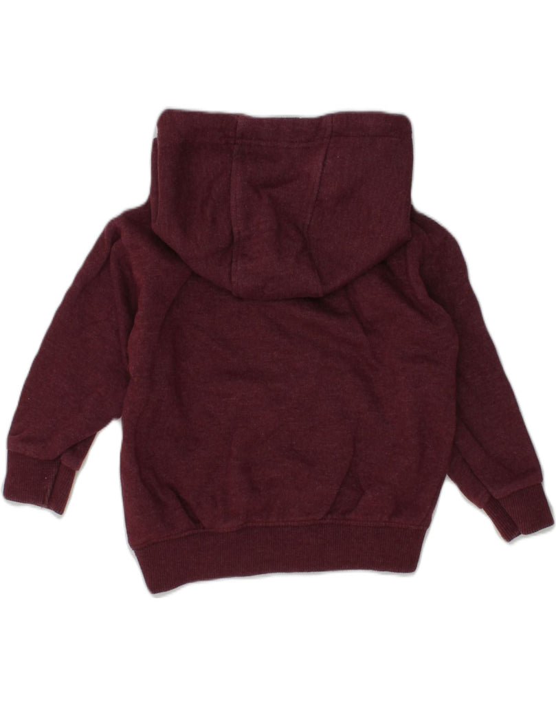 SOUL CAL Baby Girls Hoodie Jumper 18-24 Months Maroon Cotton | Vintage Soul Cal | Thrift | Second-Hand Soul Cal | Used Clothing | Messina Hembry 