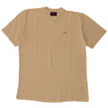 KAPPA Mens T-Shirt Top Large Beige Cotton