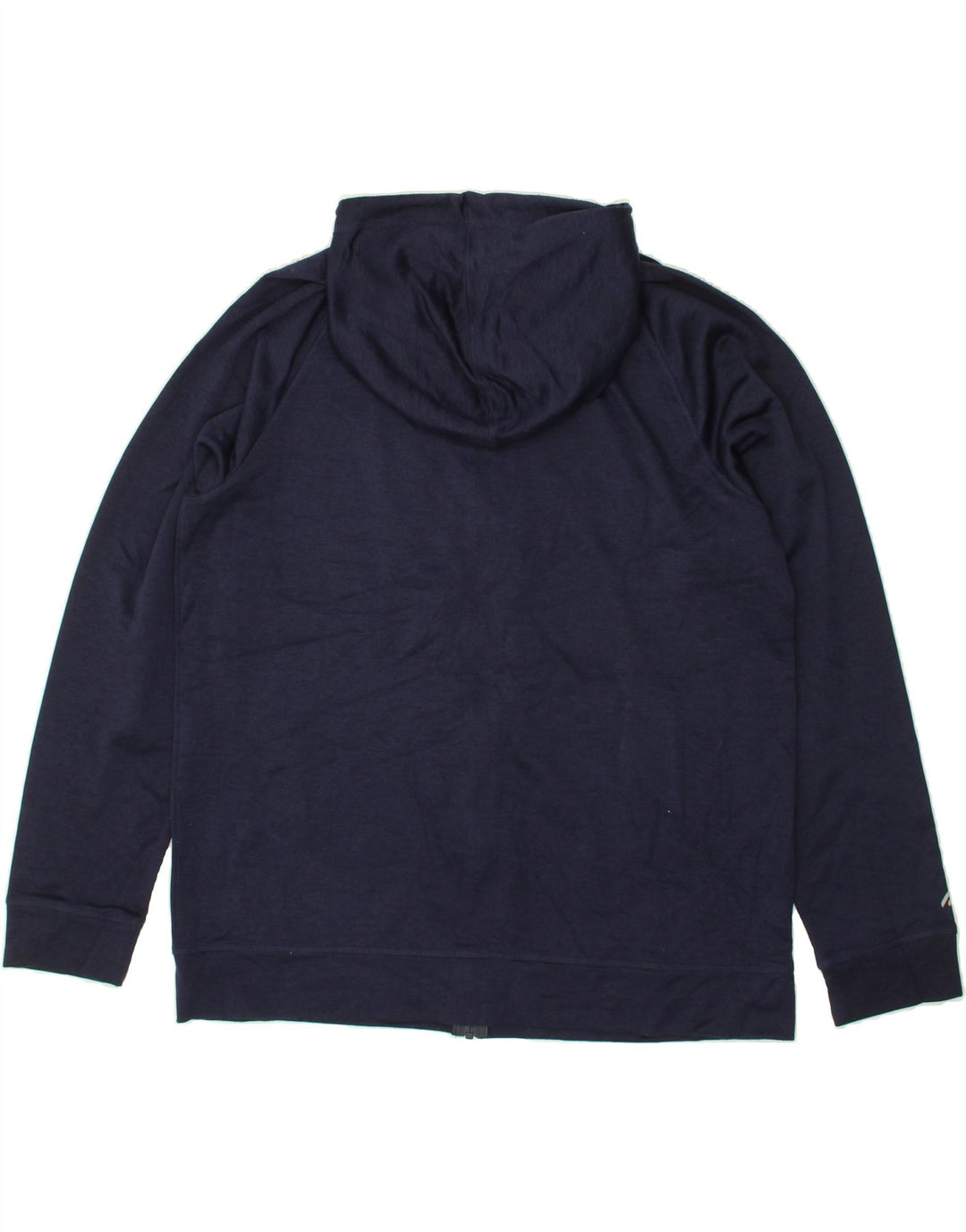 EDDIE BAUER Mens Zip Hoodie Sweater Large Navy Blue Polyester Vintage Eddie Bauer and Second-Hand Eddie Bauer from Messina Hembry 