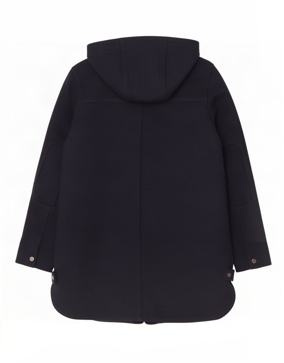 Zara Womens Hooded Overcoat UK 14 Medium Navy Blue