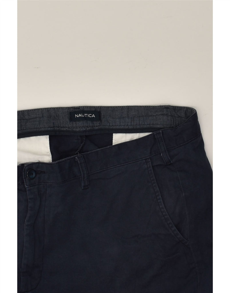 NAUTICA Mens Classic Fit Tapered Chino Trousers W40 L30  Navy Blue Cotton | Vintage Nautica | Thrift | Second-Hand Nautica | Used Clothing | Messina Hembry 