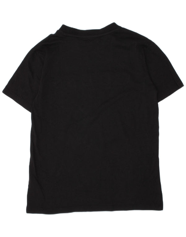 Guess Boys Graphic T-Shirt Top 11-12 Years Black Cotton