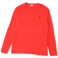 U.S. POLO ASSN. Mens Top Long Sleeve XL Red Cotton