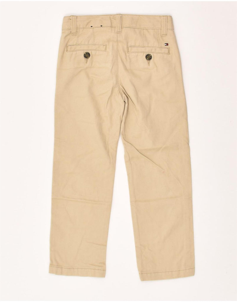 TOMMY HILFIGER Boys Straight Chino Trousers 6-7 Years W22 L20  Beige | Vintage Tommy Hilfiger | Thrift | Second-Hand Tommy Hilfiger | Used Clothing | Messina Hembry 