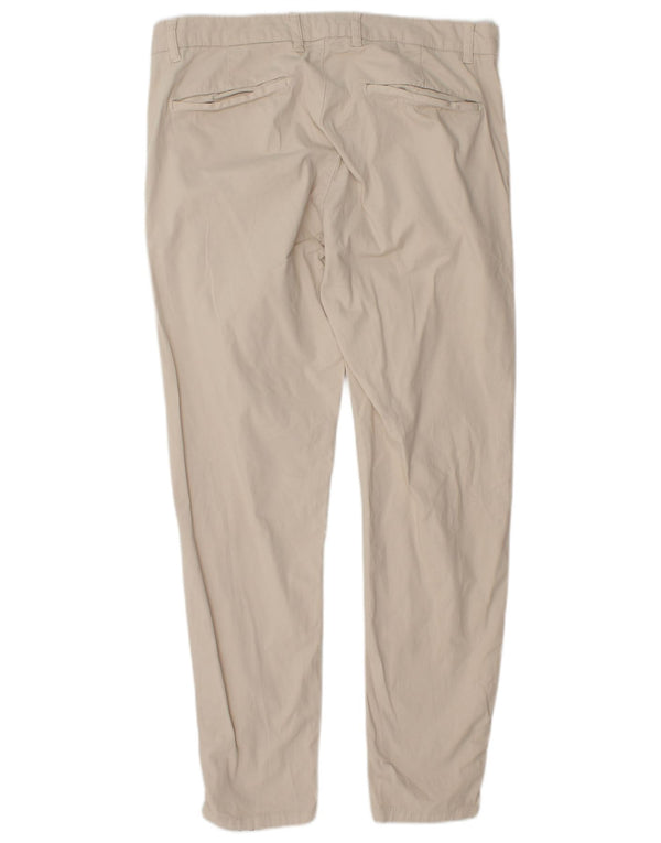 Zara Mens Slim Chino Trousers EU 42 Large W32 L30 White