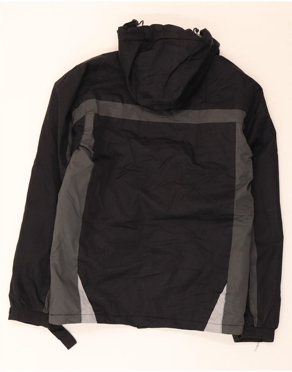 Mountain Warehouse Mens Hooded Ski Jacket UK 34 XS Black Colourblock