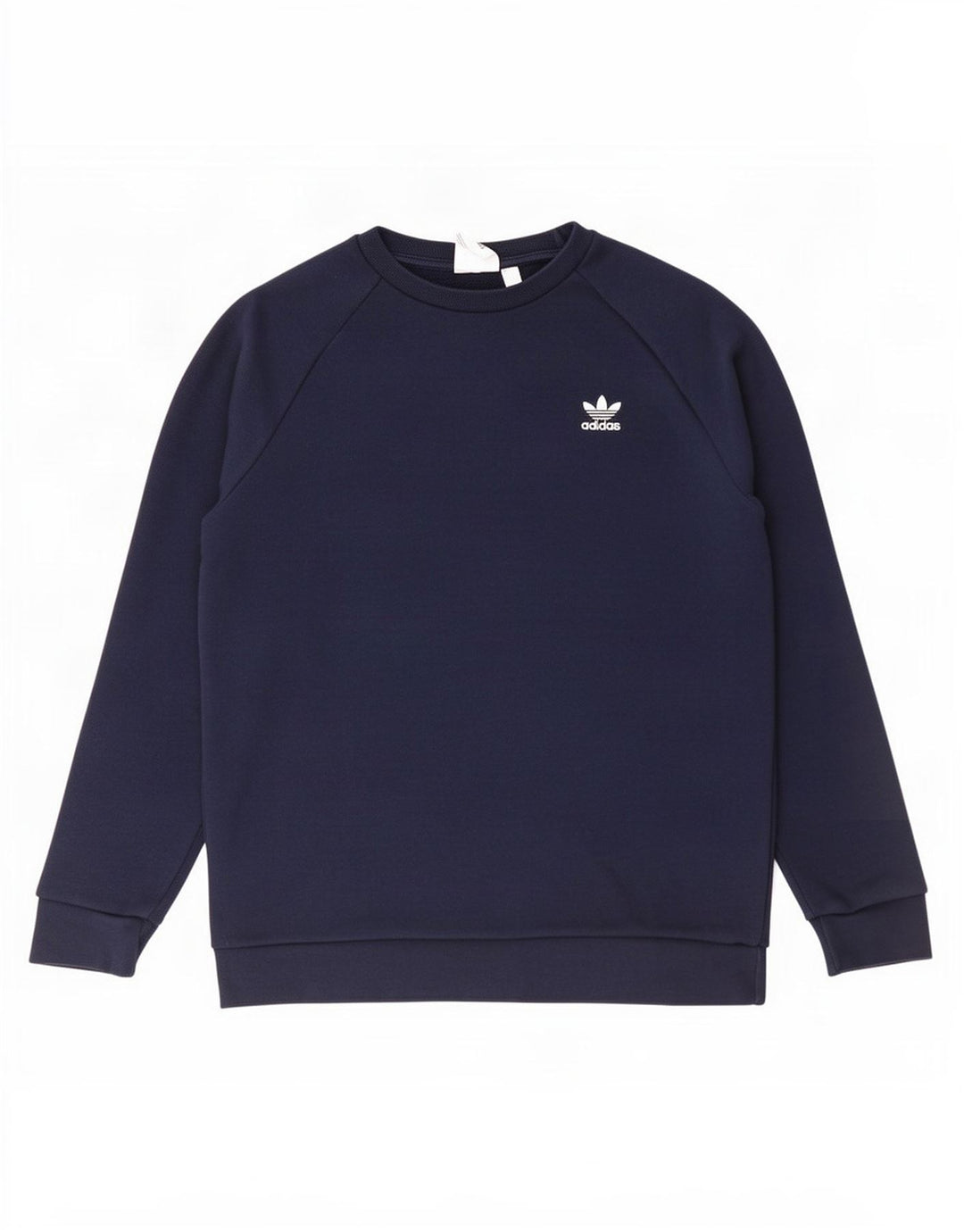 Adidas Mens Sweatshirt Jumper Medium Navy Blue Cotton