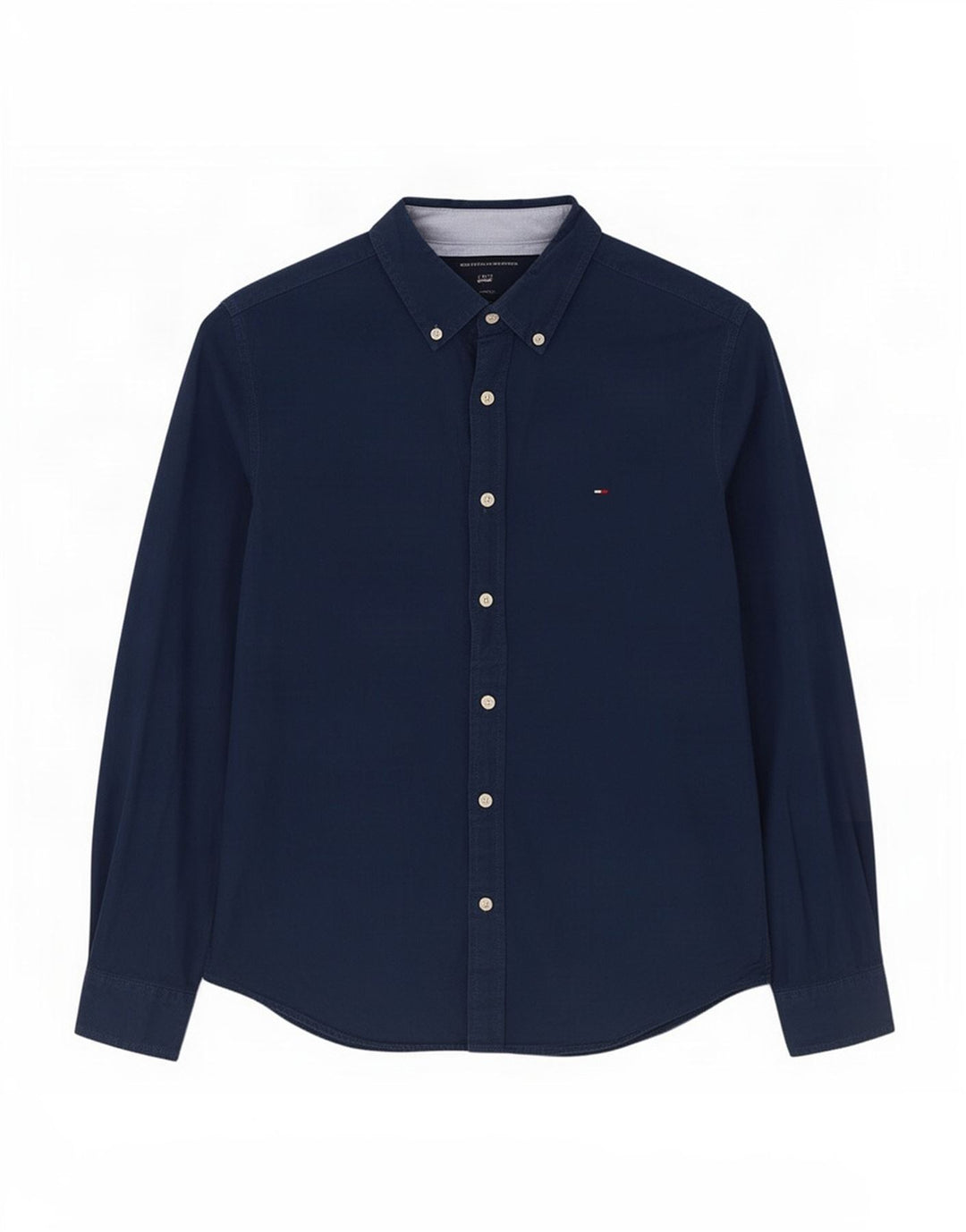 Tommy Hilfiger Mens Shirt Small Navy Blue Cotton