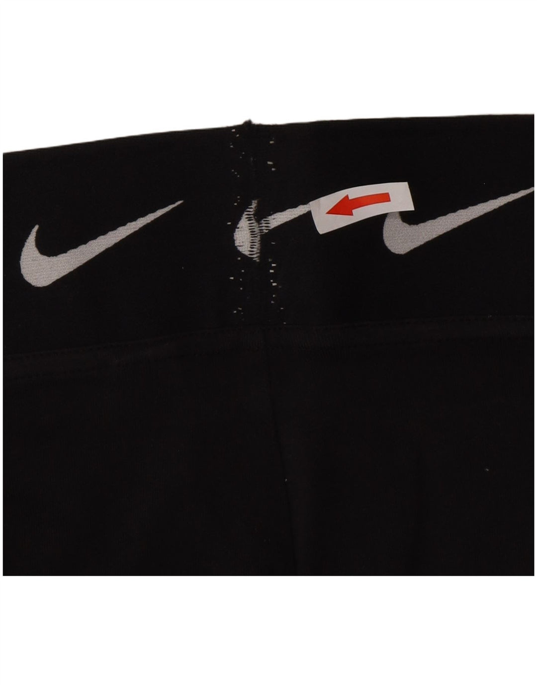 Nike Womens Graphic Leggings UK 10 Small Black Cotton