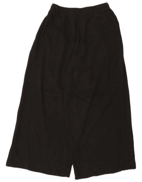 Zara Womens High Waist Wide Leg Casual Trousers Small W26 L28 Black