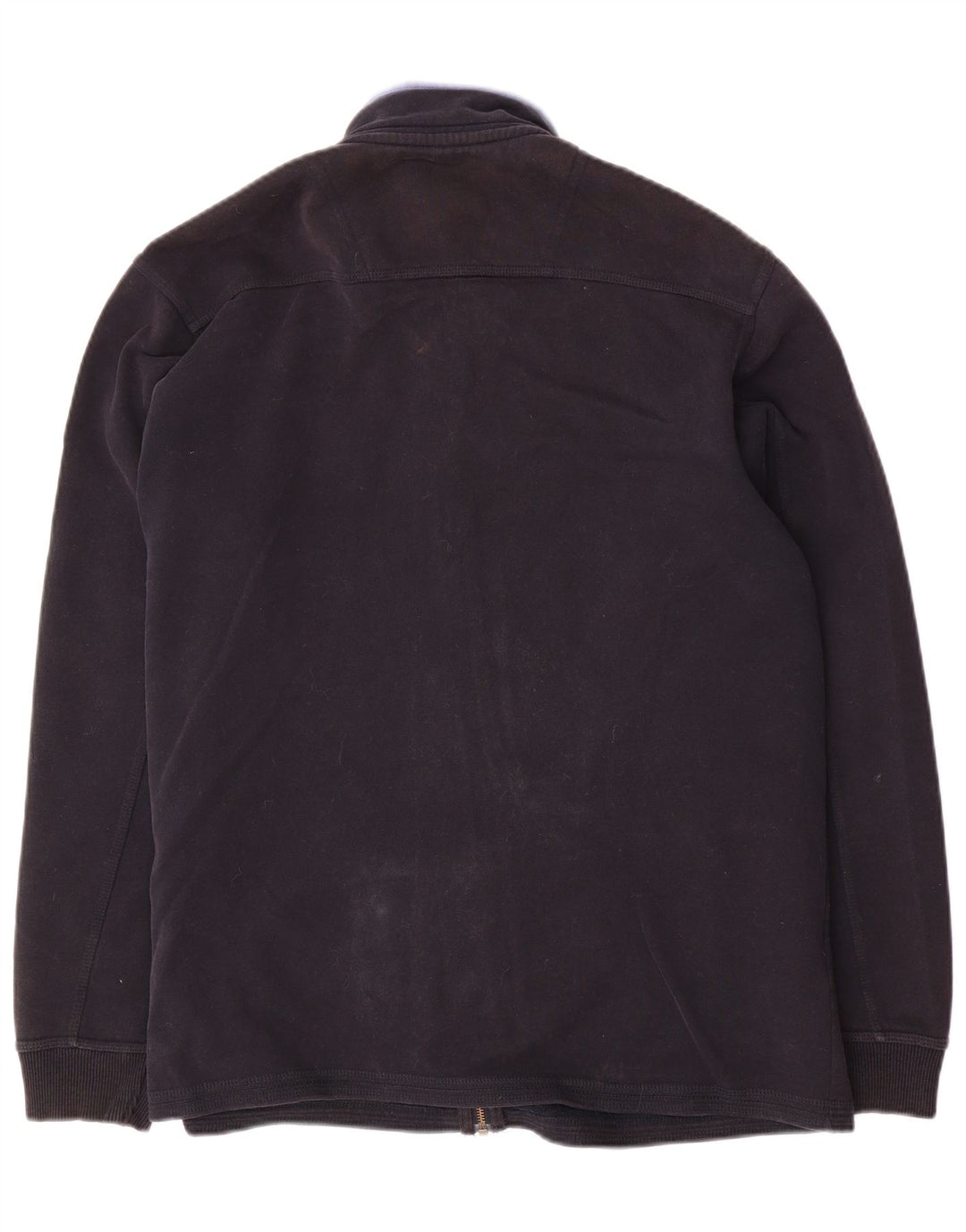Boston Crew Mens Tracksuit Top Jacket Large Navy Blue Cotton