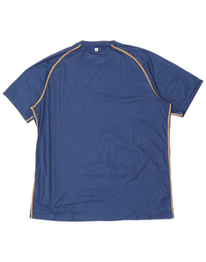 Mountain Warehouse Mens T-Shirt Top 2XL Blue Polyester